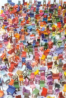 chairs sculpture art